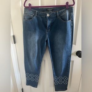 Baccini Y2K embellished women’s jeans 14p